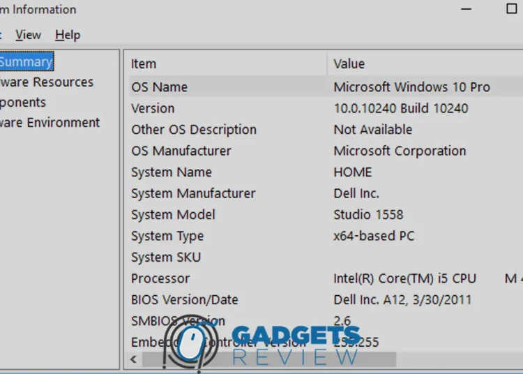 Cara Cek Spesifikasi Laptop Asus Menggunakan System Information