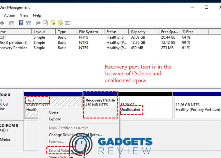 Menggunakan Recovery Partition