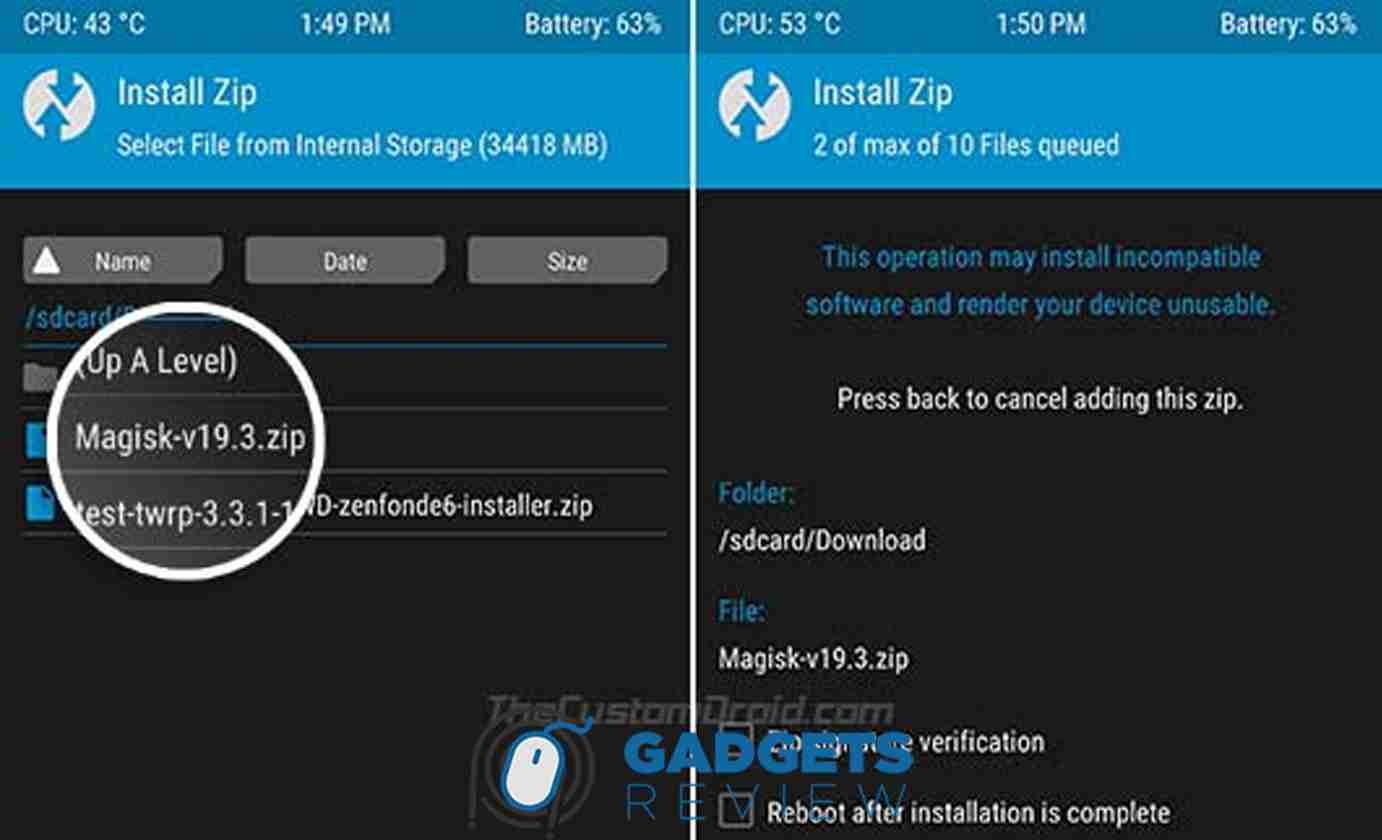 Solusi Terbaik Cara Install TWRP Asus Zenfone Max Pro M1